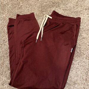 Glyder Maroon Track Pants